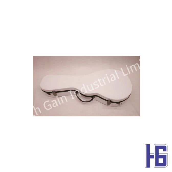 Mandolin F-Shaped Carbon Fiber Cover in White